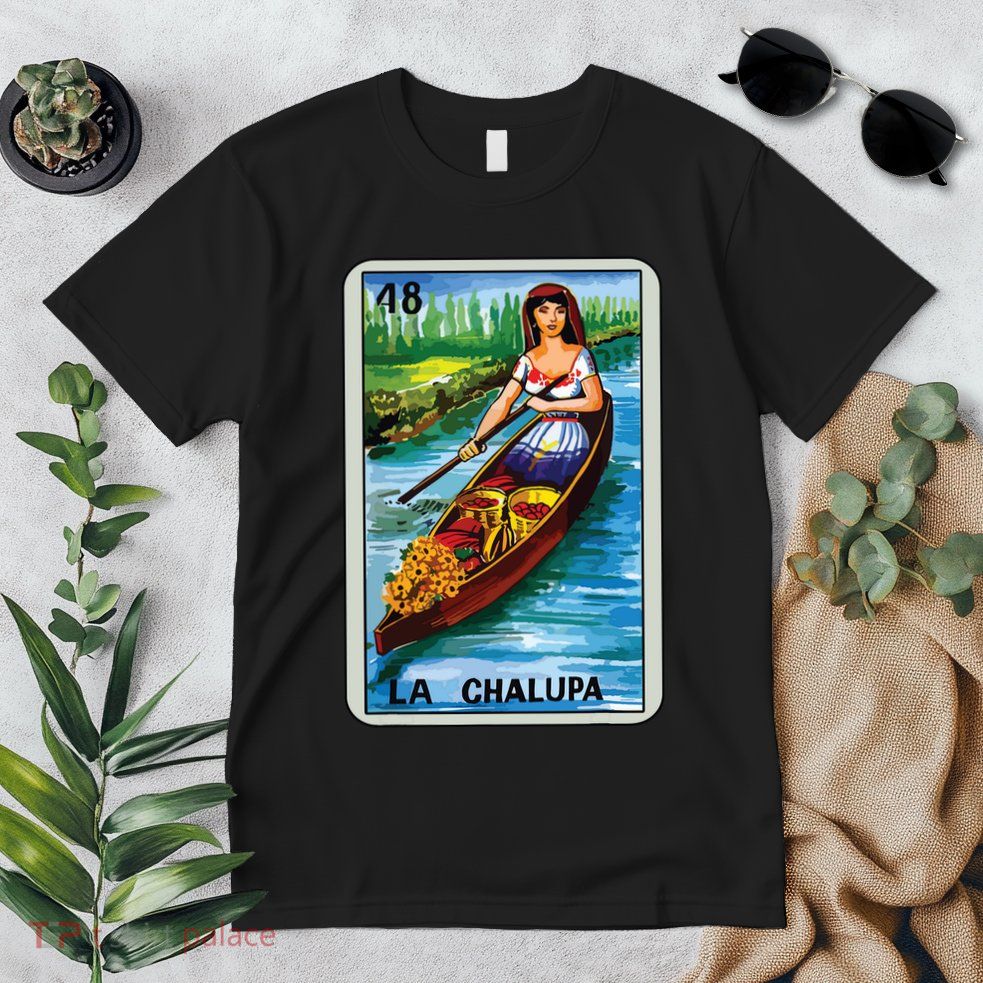 La Chalupa Card Mexican Lottery Card Premium T-Shirt
