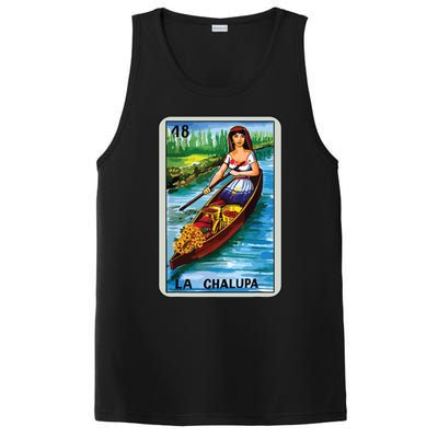 La Chalupa Card Mexican Lottery Card PosiCharge Competitor Tank