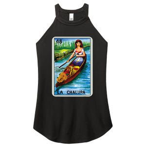 La Chalupa Card Mexican Lottery Card Women's Perfect Tri Rocker Tank