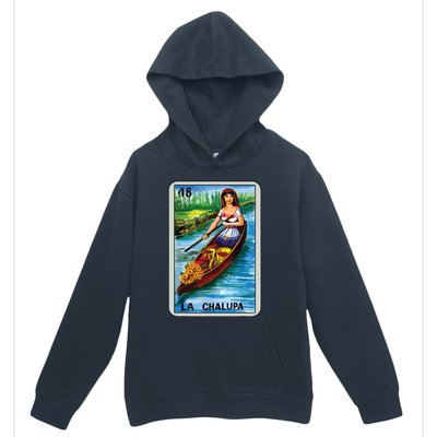 La Chalupa Card Mexican Lottery Card Urban Pullover Hoodie