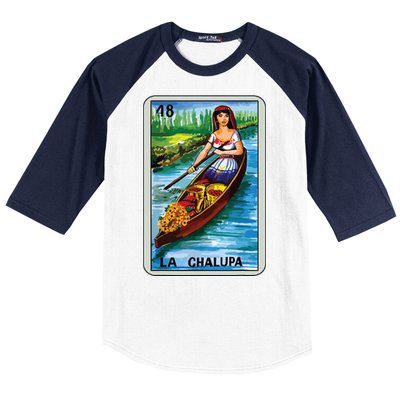 La Chalupa Card Mexican Lottery Card Baseball Sleeve Shirt