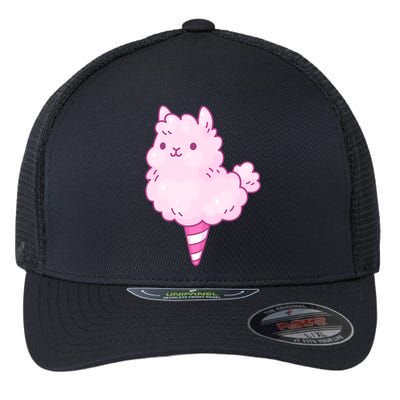 Llama Cotton Candy Flexfit Unipanel Trucker Cap