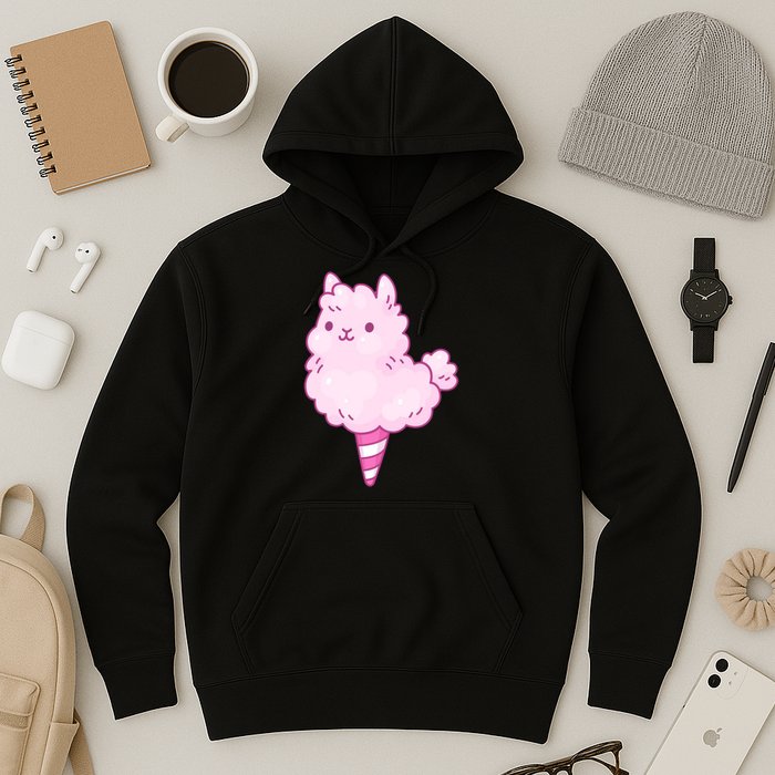 Llama Cotton Candy Hoodie