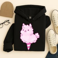 Llama Cotton Candy Hoodie