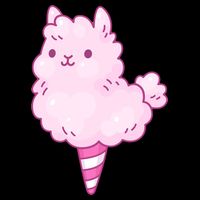 Llama Cotton Candy Hoodie