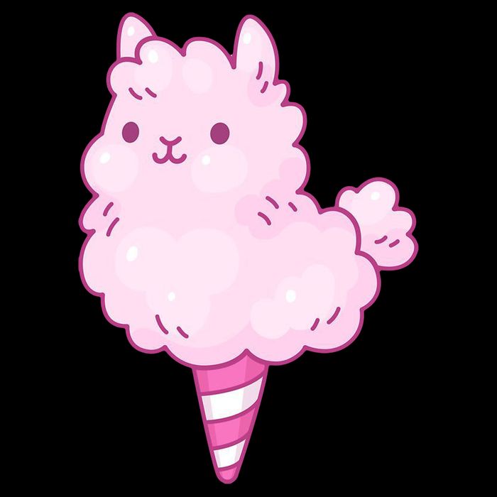 Llama Cotton Candy Hoodie