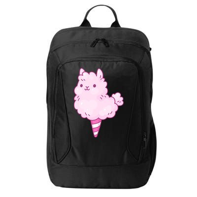 Llama Cotton Candy City Backpack