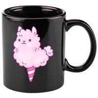 Llama Cotton Candy 11oz C Handle Ceramic Mug