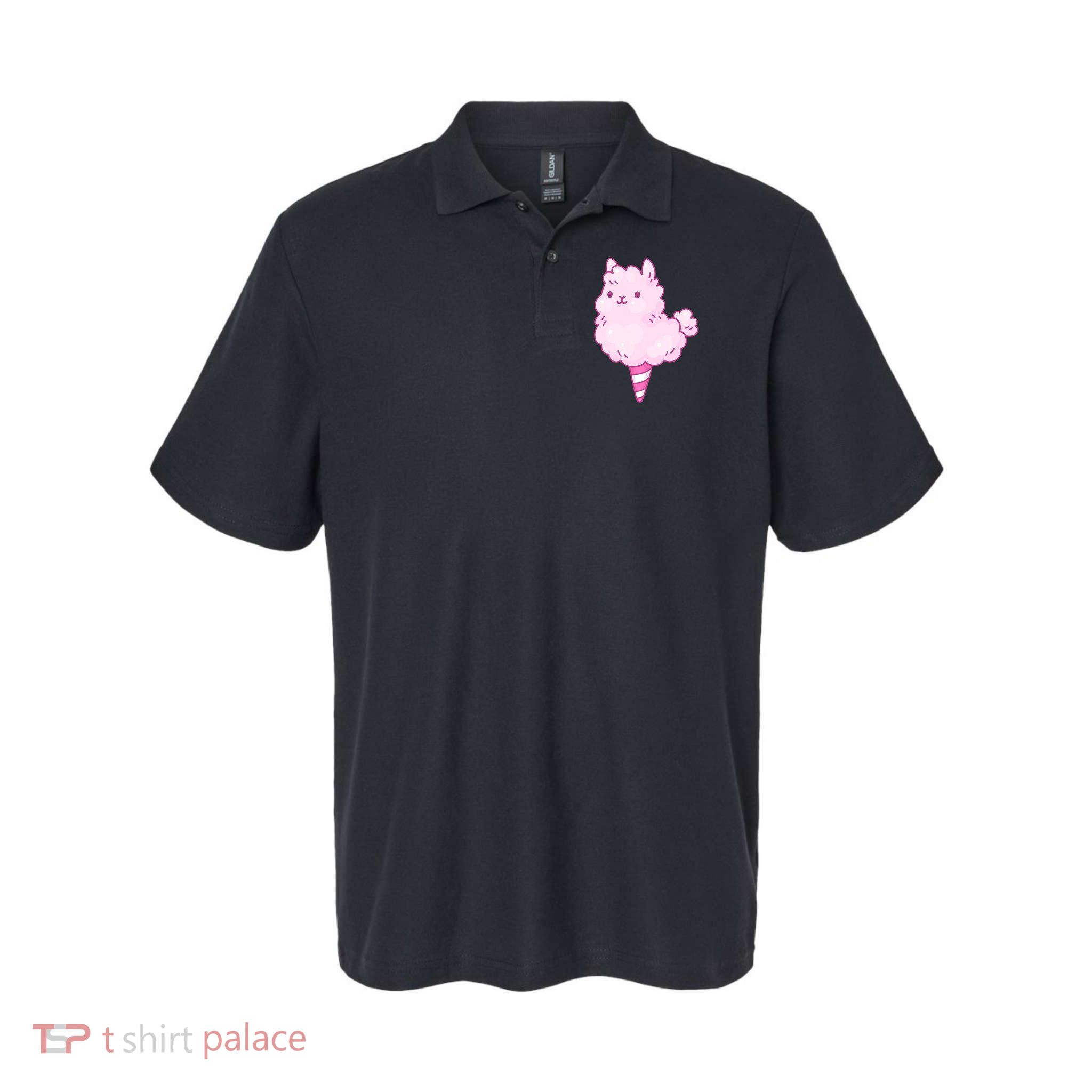 Llama Cotton Candy Softstyle Adult Sport Polo