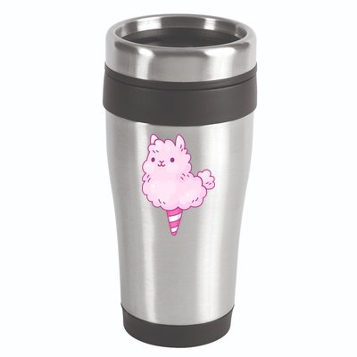 Llama Cotton Candy 16oz Travel Tumbler