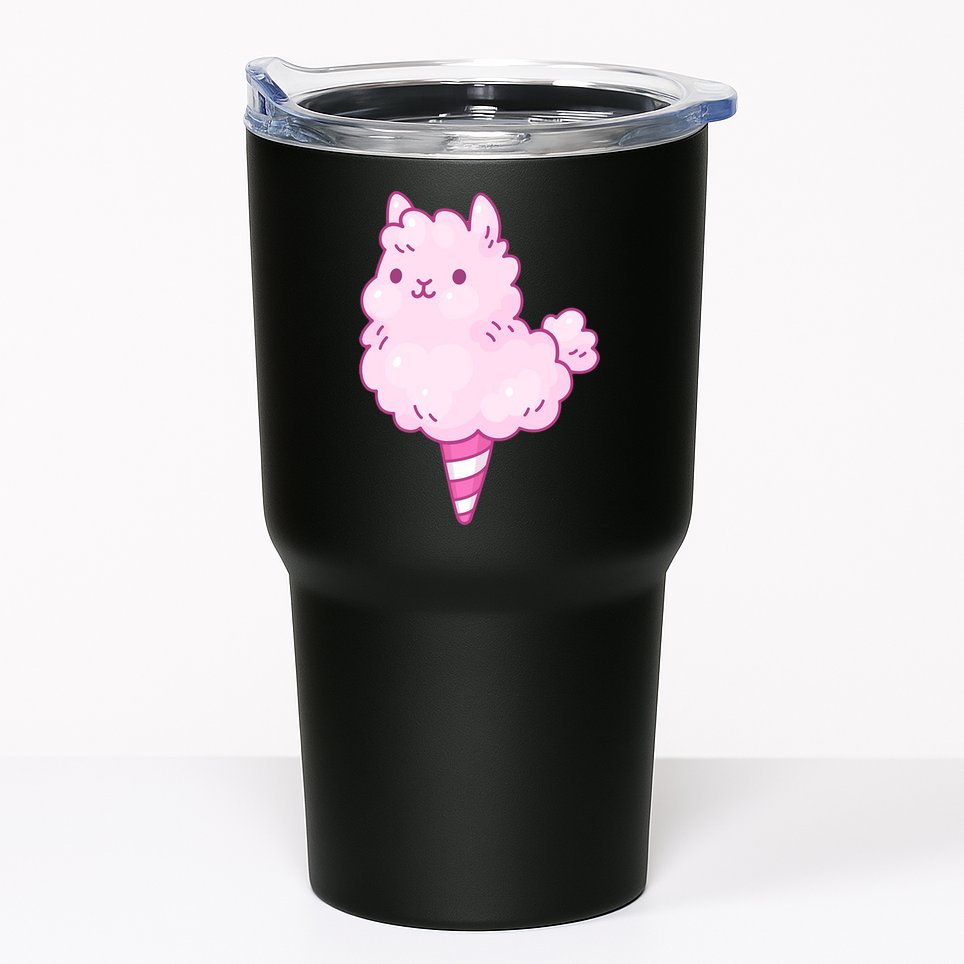 Llama Cotton Candy Tumbler