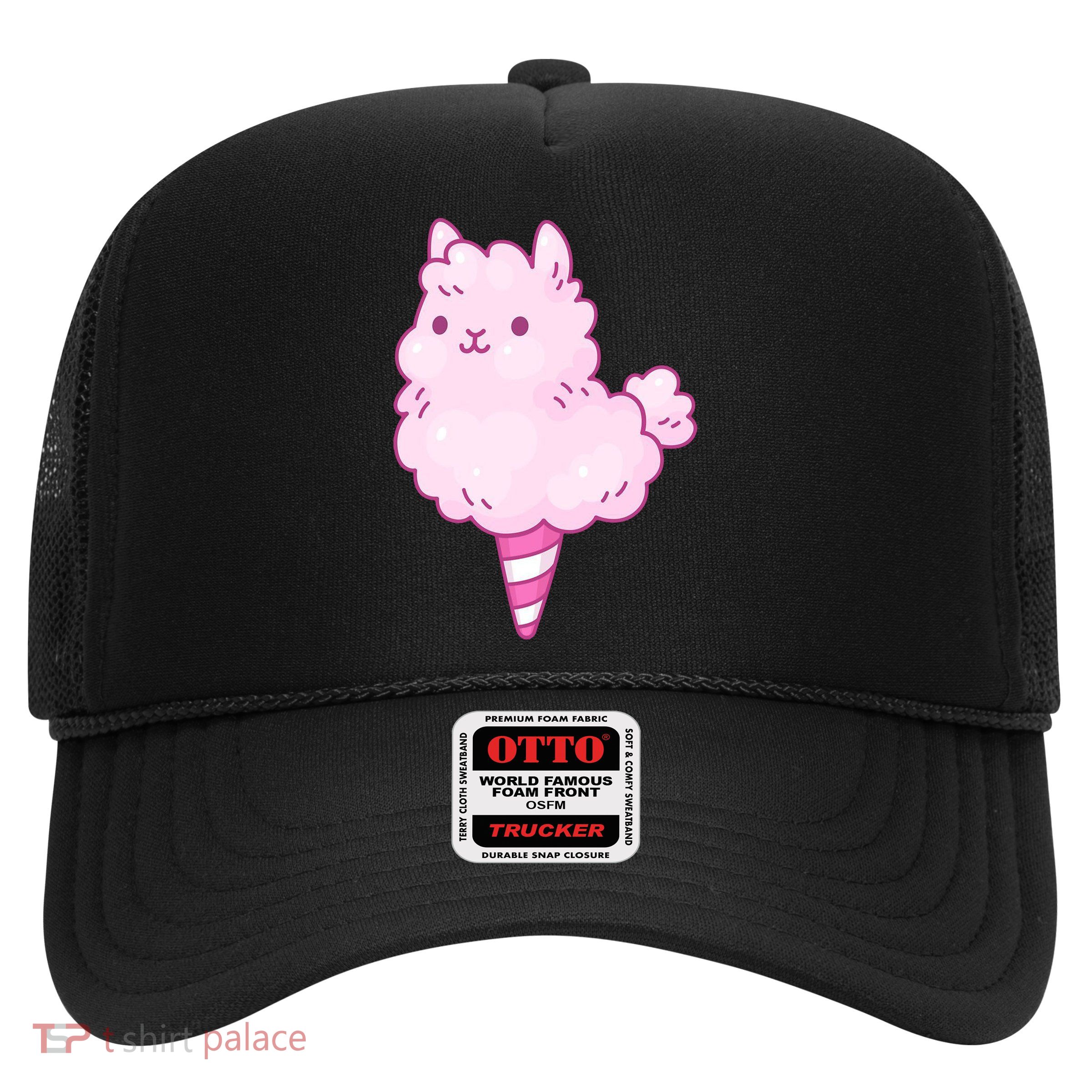 Llama Cotton Candy Trucker Hat