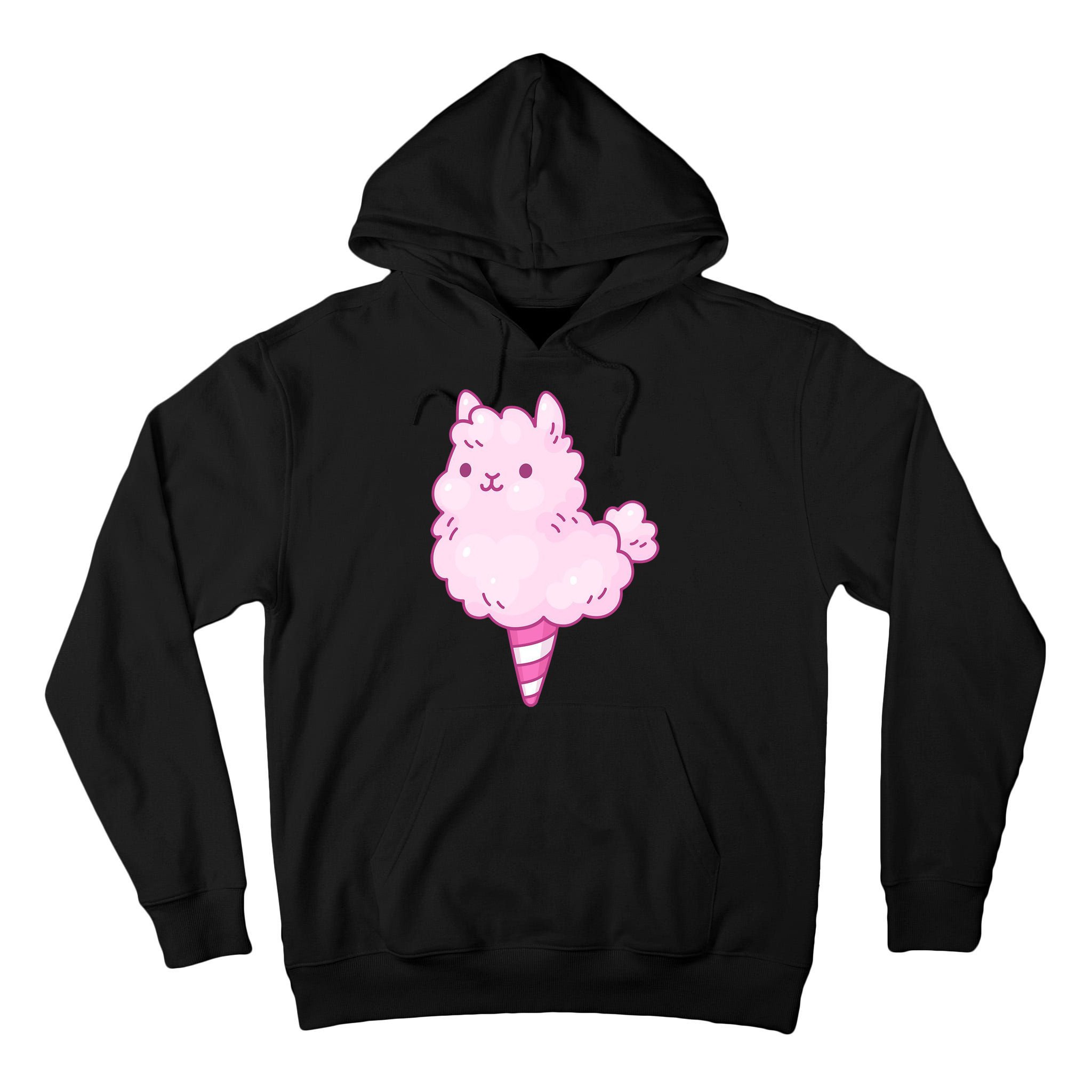 Llama Cotton Candy Tall Hoodie