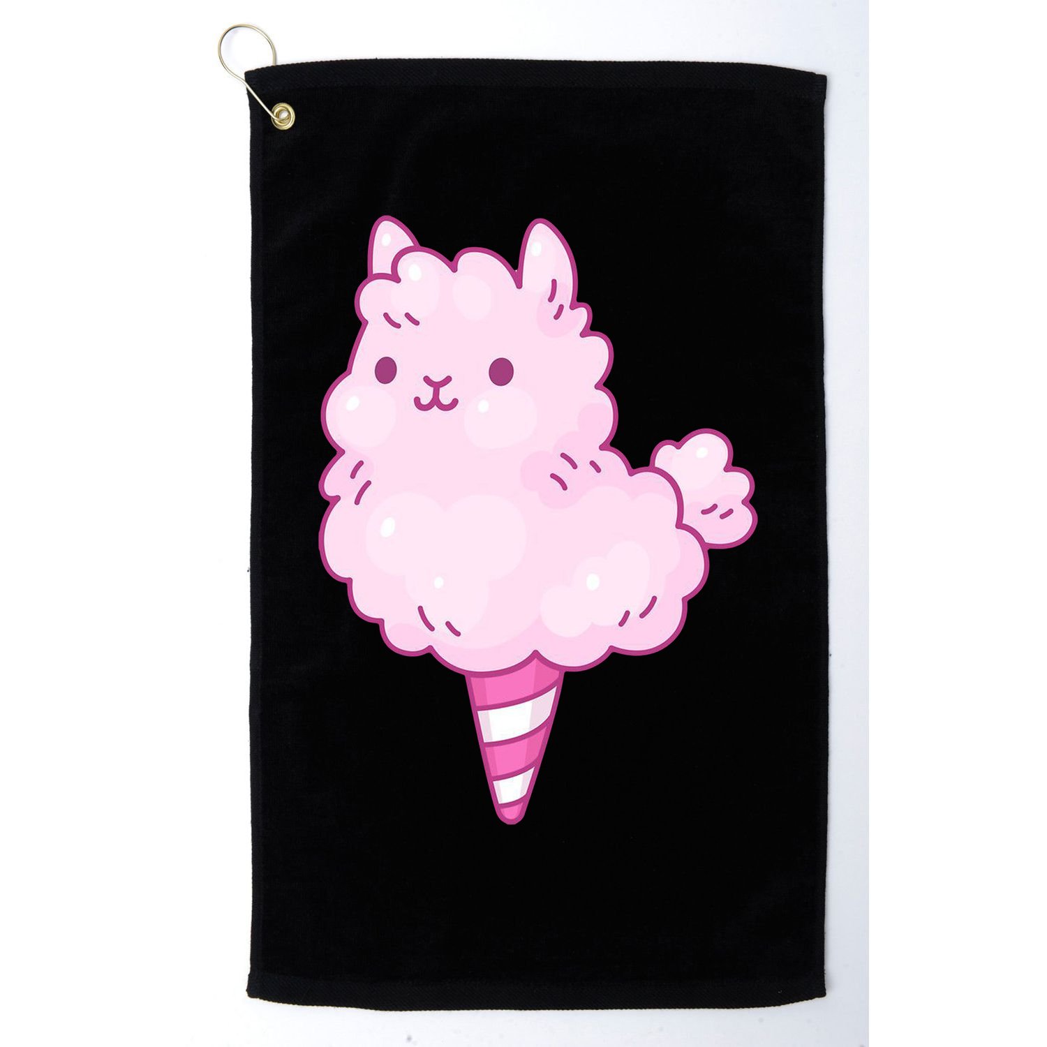 Llama Cotton Candy Golf Towel