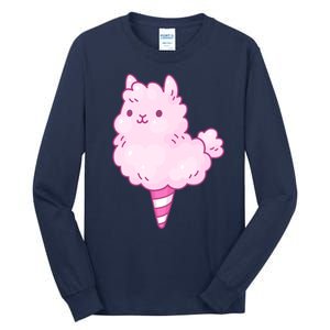 Llama Cotton Candy Tall Long Sleeve T-Shirt