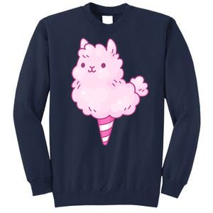 Llama Cotton Candy Tall Sweatshirt