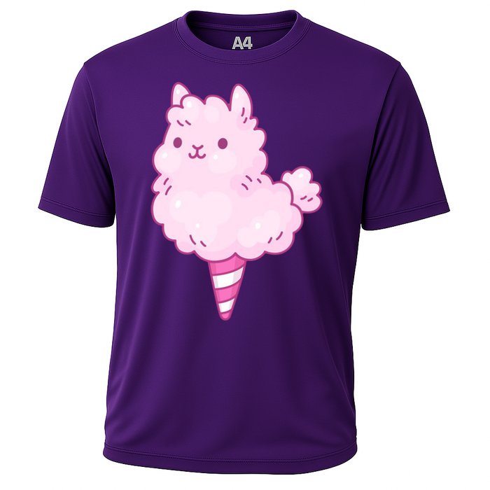 Llama Cotton Candy Cooling Performance Crew T-Shirt