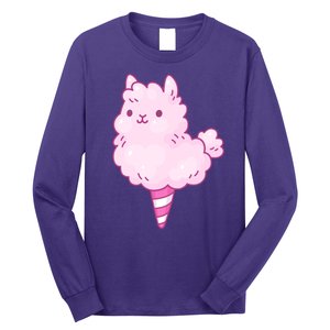 Llama Cotton Candy Long Sleeve Shirt