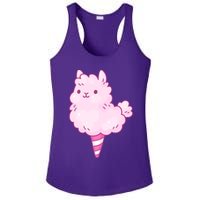 Llama Cotton Candy Ladies PosiCharge Competitor Racerback Tank