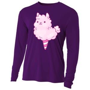 Llama Cotton Candy Cooling Performance Long Sleeve Crew