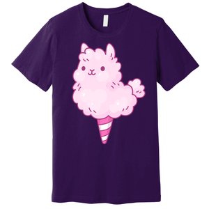 Llama Cotton Candy Premium T-Shirt