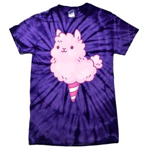 Llama Cotton Candy Tie-Dye T-Shirt