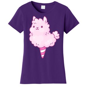 Llama Cotton Candy Women's T-Shirt