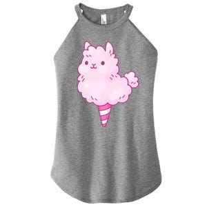 Llama Cotton Candy Women's Perfect Tri Rocker Tank