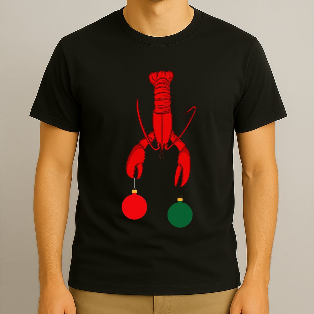 Louisiana Crawfish Cajun Christmas T-Shirt