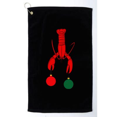 Louisiana Crawfish Cajun Christmas Platinum Collection Golf Towel