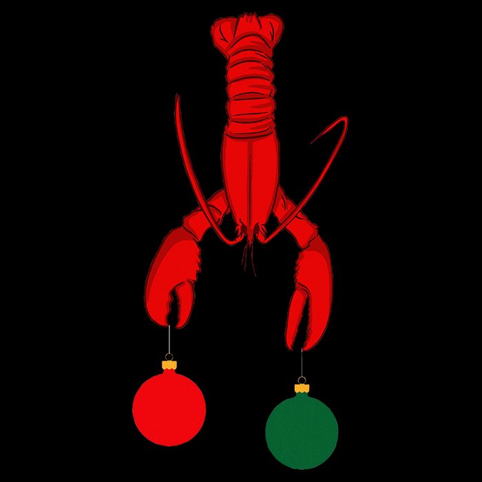 Louisiana Crawfish Cajun Christmas Womens T-Shirt