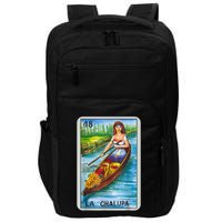 La Chalupa Card Mexican Lottery Card Impact Tech Backpack