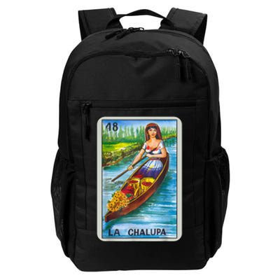 La Chalupa Card Mexican Lottery Card Daily Commute Backpack