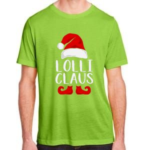 Lolli Claus Christmas Grandma Santa, Funny Santa, Christmas Lights, Cute Christm Adult ChromaSoft Performance T-Shirt