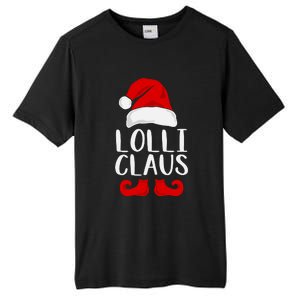 Lolli Claus Christmas Grandma Santa, Funny Santa, Christmas Lights, Cute Christm Tall Fusion ChromaSoft Performance T-Shirt