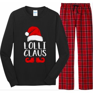 Lolli Claus Christmas Grandma Santa, Funny Santa, Christmas Lights, Cute Christm Long Sleeve Pajama Set