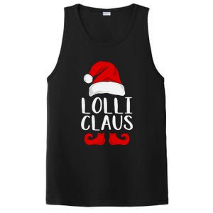 Lolli Claus Christmas Grandma Santa, Funny Santa, Christmas Lights, Cute Christm PosiCharge Competitor Tank