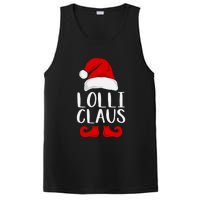 Lolli Claus Christmas Grandma Santa, Funny Santa, Christmas Lights, Cute Christm PosiCharge Competitor Tank