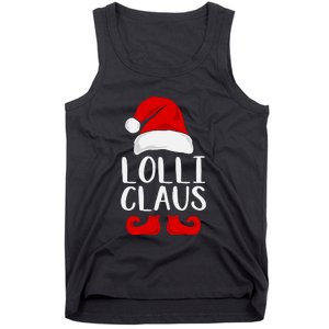 Lolli Claus Christmas Grandma Santa, Funny Santa, Christmas Lights, Cute Christm Tank Top