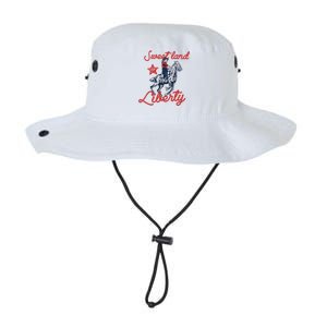 Liberty City Cow 4th of July Sweet Land Liberty Cow Legacy Cool Fit Booney Bucket Hat