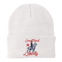 Liberty City Cow 4th of July Sweet Land Liberty Cow Knit Cap Winter Beanie