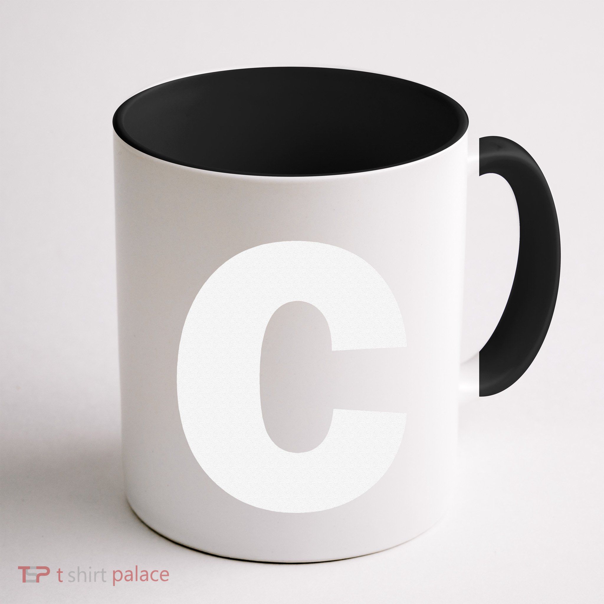 Letter C Capital Alphabet Monogram Initial Mug