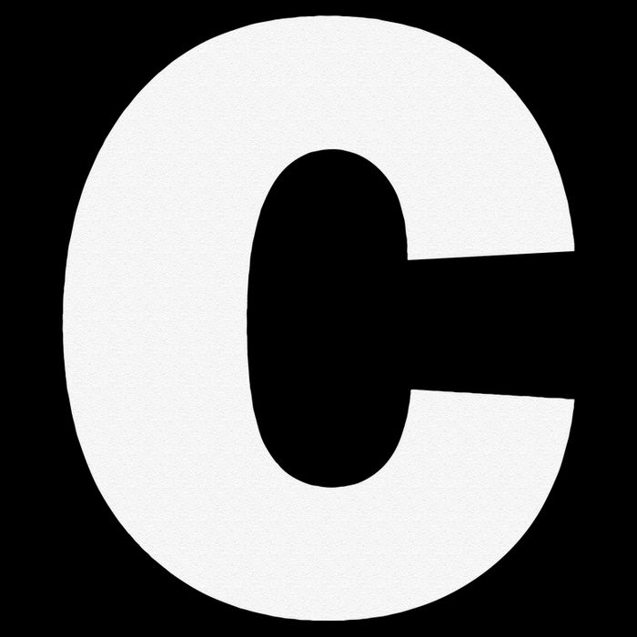 Letter C Capital Alphabet Monogram Initial Drawstring Bag