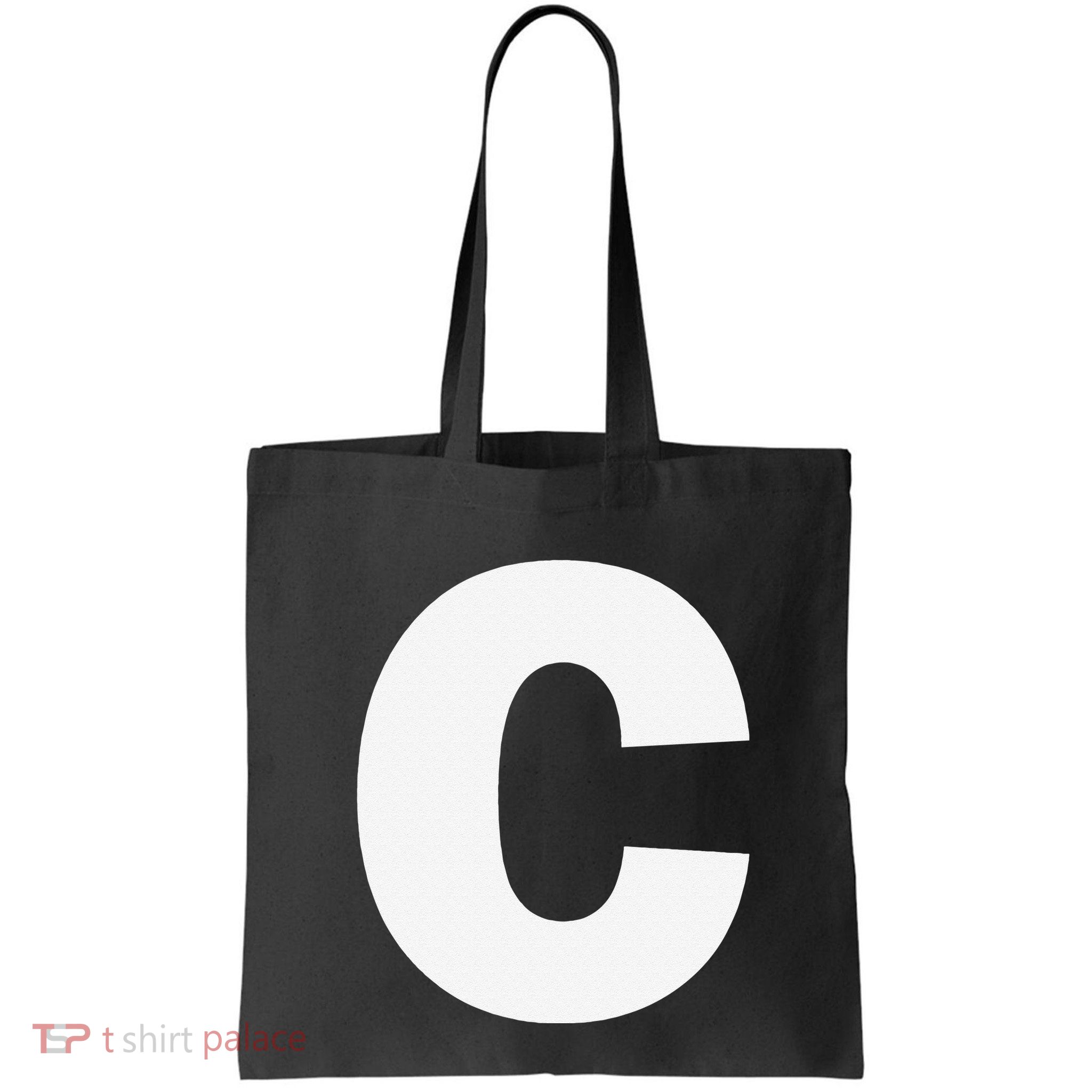 Letter C Capital Alphabet Monogram Initial Bag