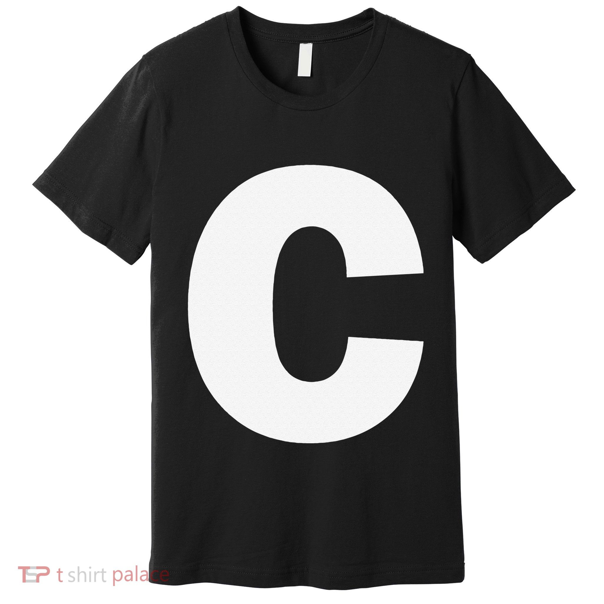Letter C Capital Alphabet Monogram Initial Premium T-Shirt