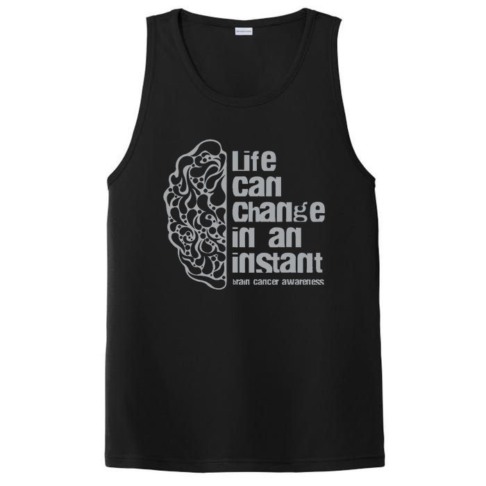 Life Can Change In An Instant Brain Cancer Awareness PosiCharge Competitor Tank