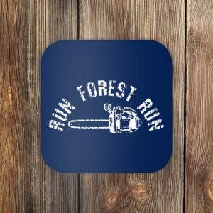 LumberJack Chainsaw Chop Wood Gift Coaster