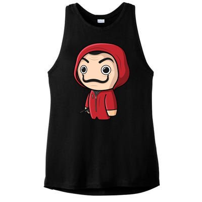 La Casa De Papel Heist Ladies PosiCharge Tri-Blend Wicking Tank