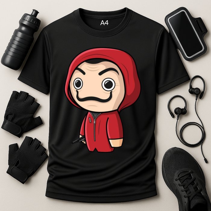La Casa De Papel Heist Cooling Performance Crew T-Shirt