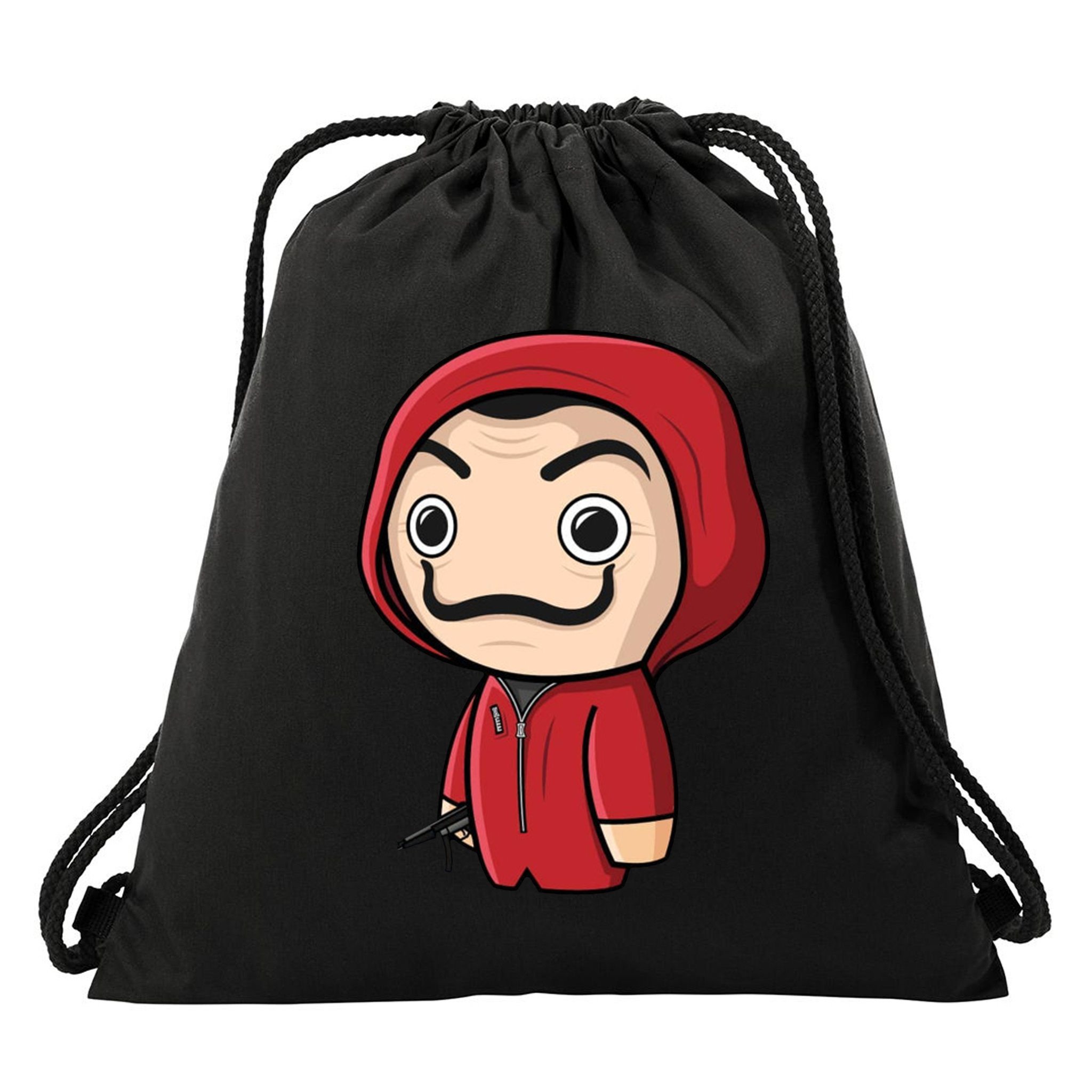 La Casa De Papel Heist Drawstring Bag